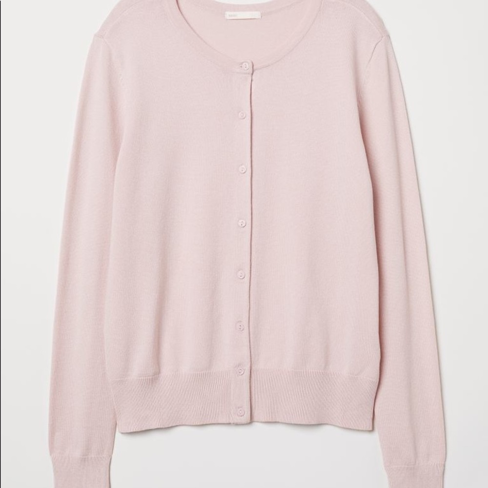H&M PINK CARDIGAN